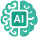AIを表す脳のアイコン
